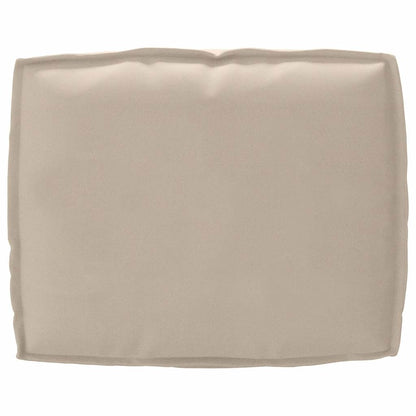vidaXL Ensemble de coussins de palette 2 pcs Tissu Oxford taupe