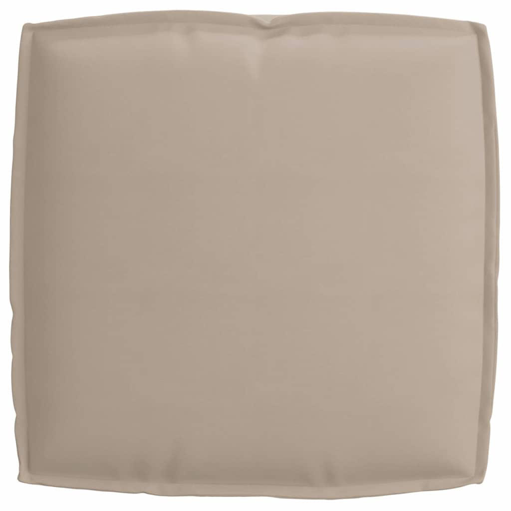 vidaXL Ensemble de coussins de palette 2 pcs Tissu Oxford taupe