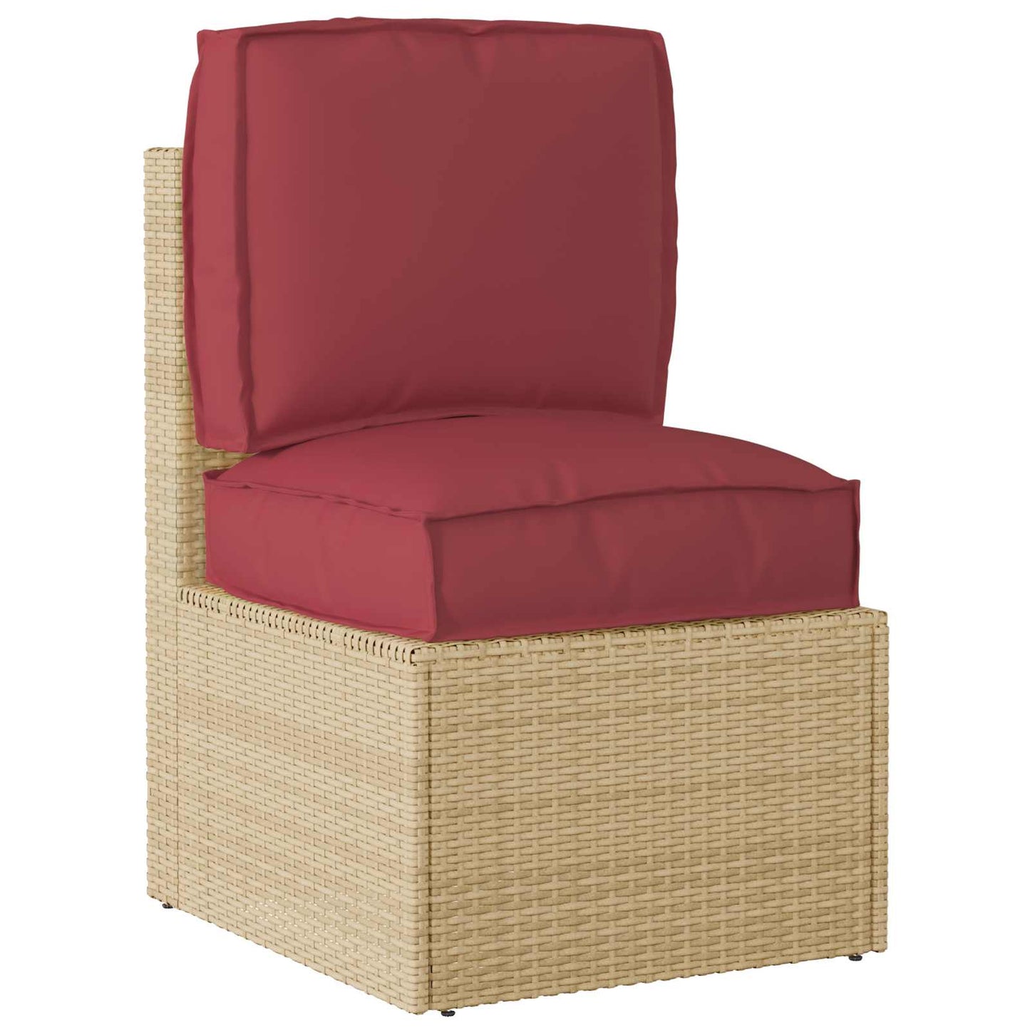 vidaXL Ensemble de coussins de palette 2 pcs Tissu Oxford Rouge bordeaux