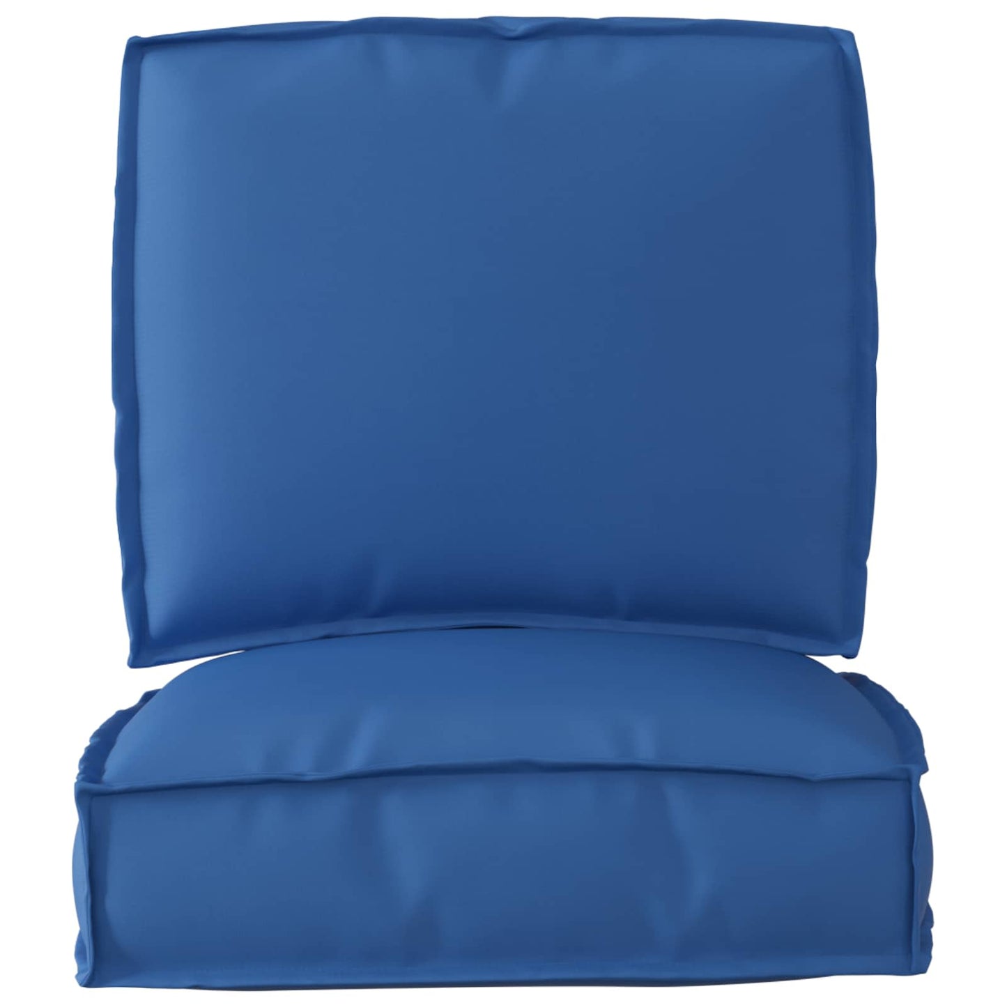 vidaXL Ensemble de coussins de palette 2 pcs Bleu roi Tissu Oxford