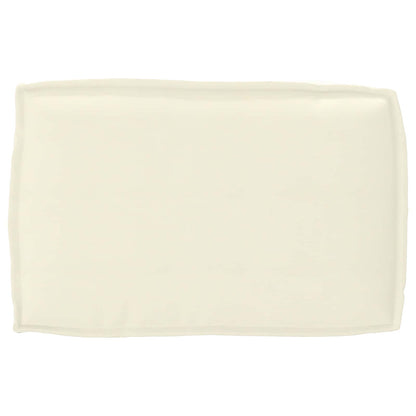 vidaXL Lot de 2 coussins pour palette Tissu Oxford crème