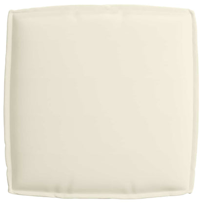 vidaXL Lot de 2 coussins pour palette Tissu Oxford crème