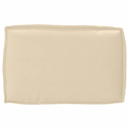 vidaXL Ensemble de coussins de palette 2 pcs Beige Tissu Oxford