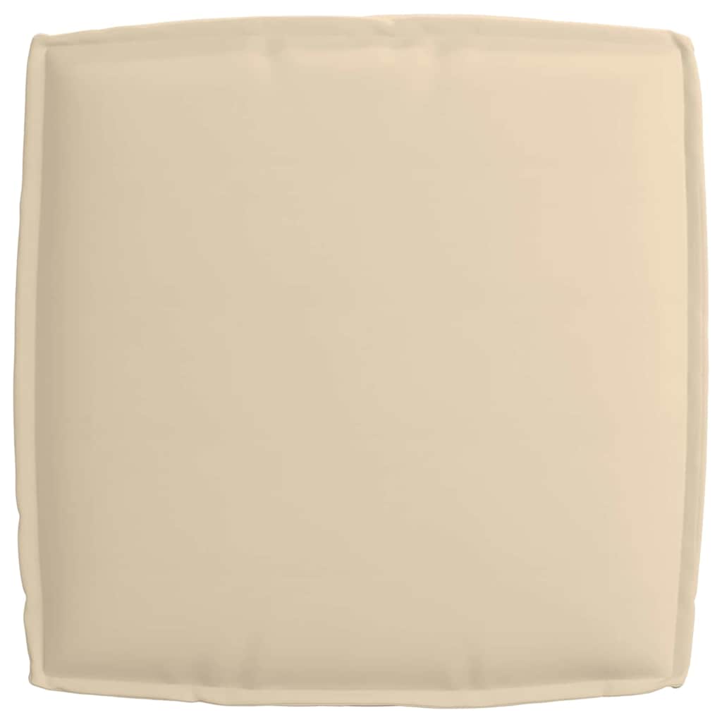 vidaXL Ensemble de coussins de palette 2 pcs Beige Tissu Oxford