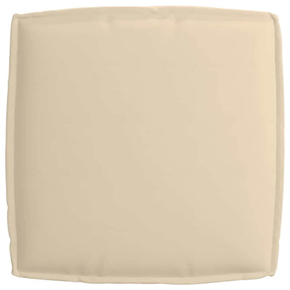vidaXL Ensemble de coussins de palette 2 pcs Beige Tissu Oxford