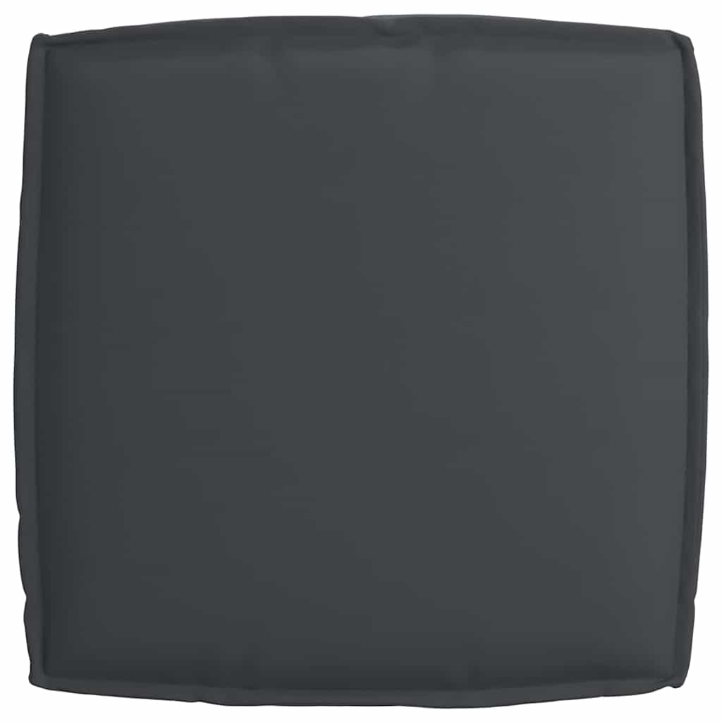 vidaXL Ensemble de coussins de palette 2 pcs Noir Tissu Oxford