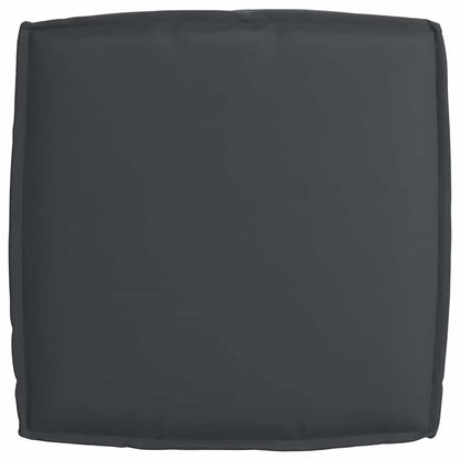 vidaXL Ensemble de coussins de palette 2 pcs Noir Tissu Oxford