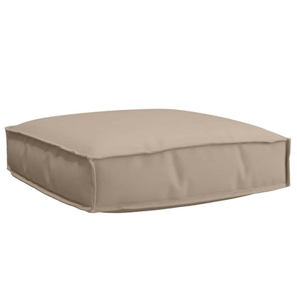 vidaXL Ensemble de coussins de palette 2 pcs Tissu Oxford taupe
