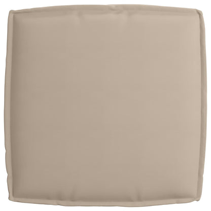 vidaXL Ensemble de coussins de palette 2 pcs Tissu Oxford taupe