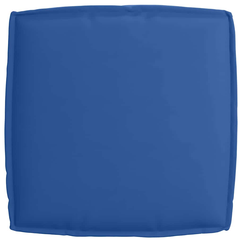 vidaXL Ensemble de coussins de palette 2 pcs bleu roi 60 x 60 x 12 cm polyester