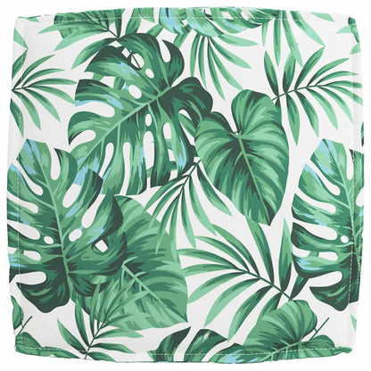 vidaXL Ensemble de coussins de palette Floral 2 pcs motif feuilles 60 x 60 x 12 cm