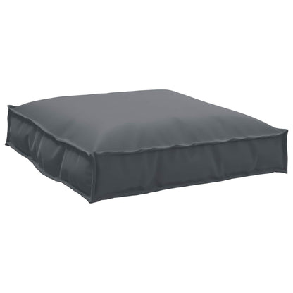 vidaXL Ensemble de coussins de palette 2 pcs Gris anthracite Tissu Oxford