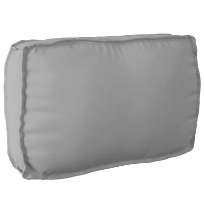vidaXL Set de coussins de palette 2 pcs Tissu Oxford Gris