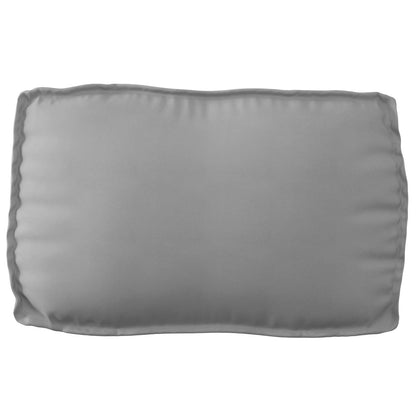 vidaXL Set de coussins de palette 2 pcs Tissu Oxford Gris