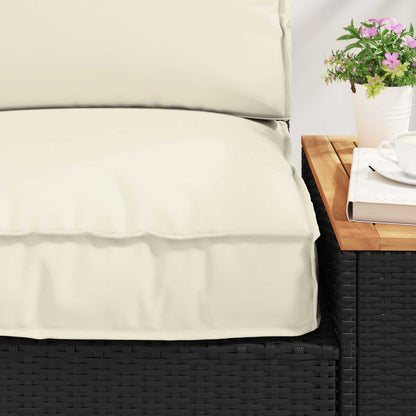 vidaXL Ensemble de coussins pour palette 2 pcs Crème 70 x 70 x 12 cm Tissu Oxford