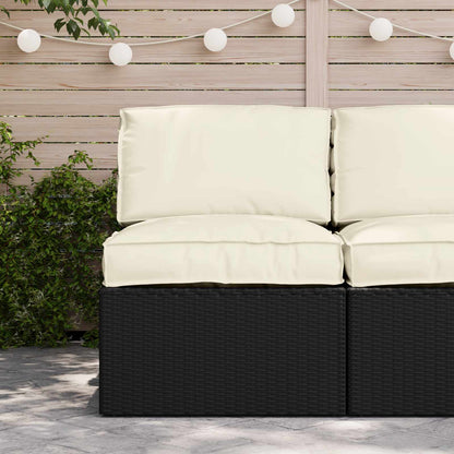 vidaXL Ensemble de coussins pour palette 2 pcs Crème 70 x 70 x 12 cm Tissu Oxford