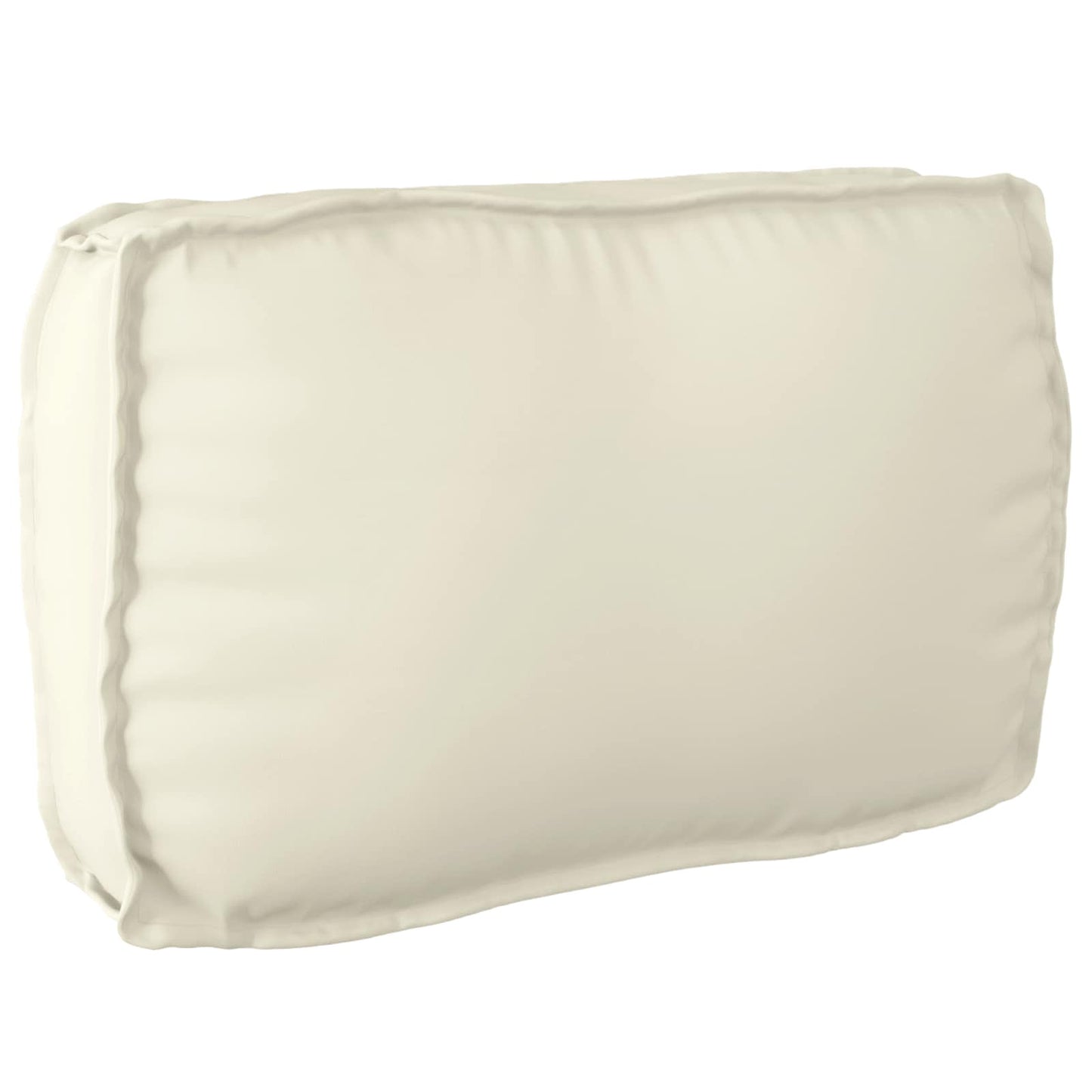 vidaXL Ensemble de coussins pour palette 2 pcs Crème 70 x 70 x 12 cm Tissu Oxford