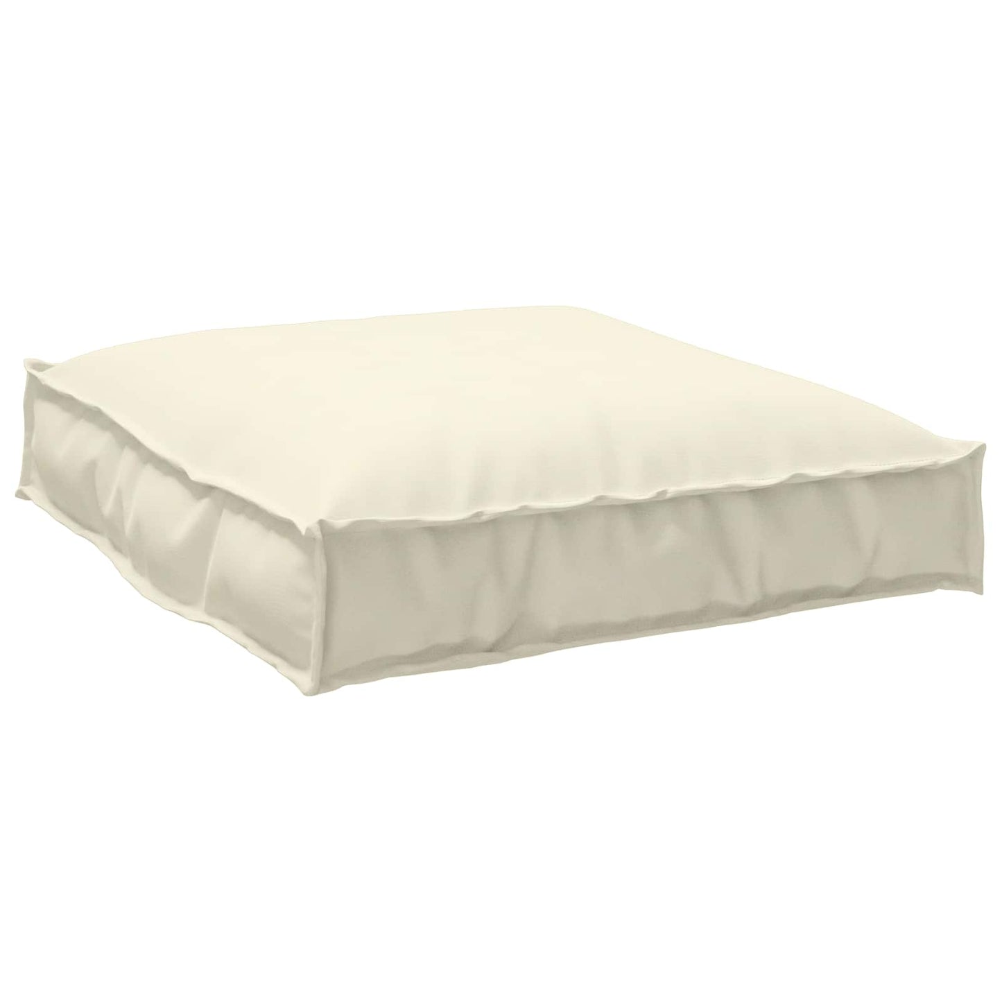 vidaXL Ensemble de coussins pour palette 2 pcs Crème 70 x 70 x 12 cm Tissu Oxford