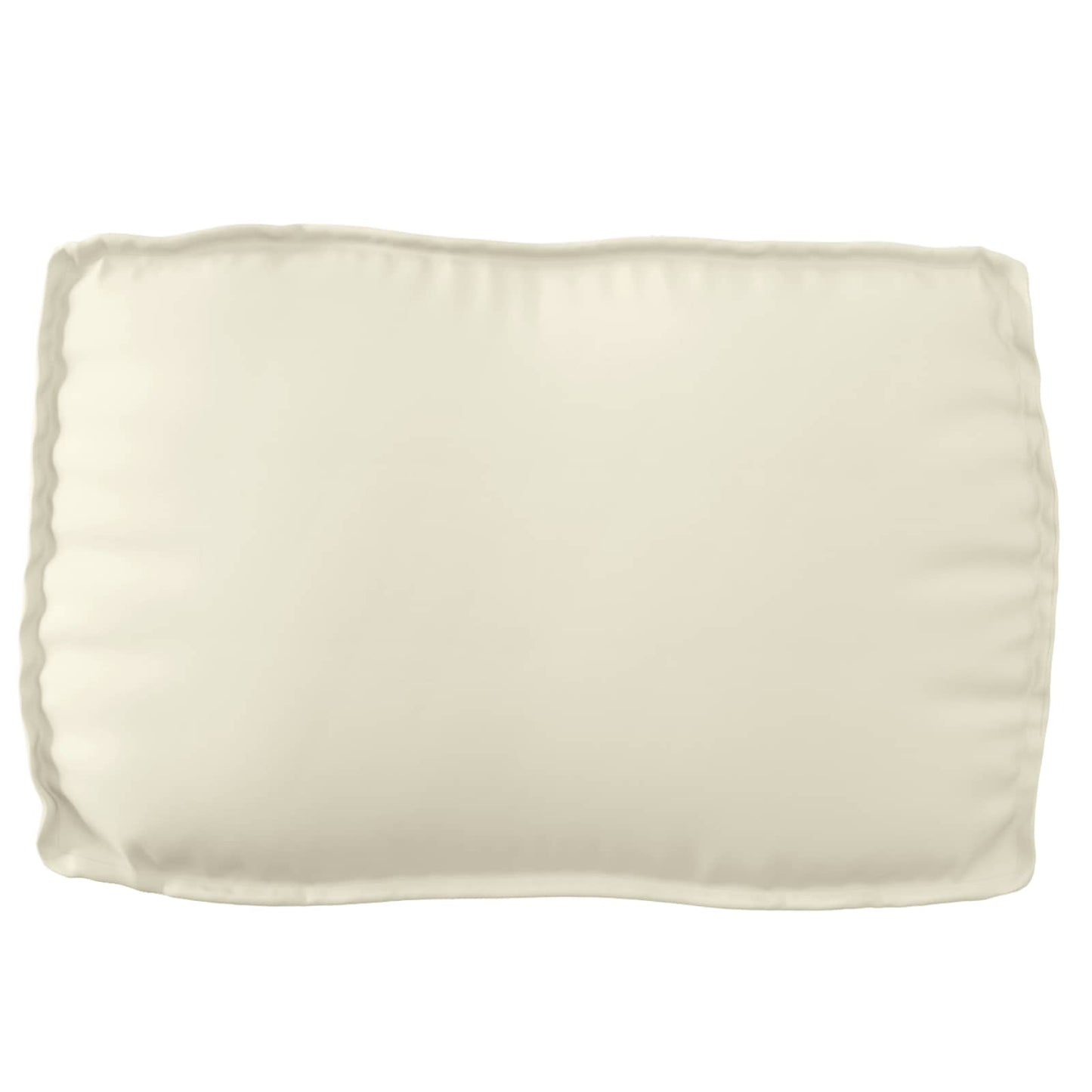 vidaXL Ensemble de coussins pour palette 2 pcs Crème 70 x 70 x 12 cm Tissu Oxford