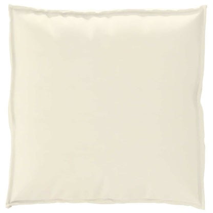 vidaXL Ensemble de coussins pour palette 2 pcs Crème 70 x 70 x 12 cm Tissu Oxford