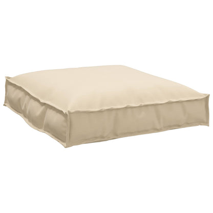 vidaXL Ensemble de coussins de palette 2 pcs Tissu Oxford beige