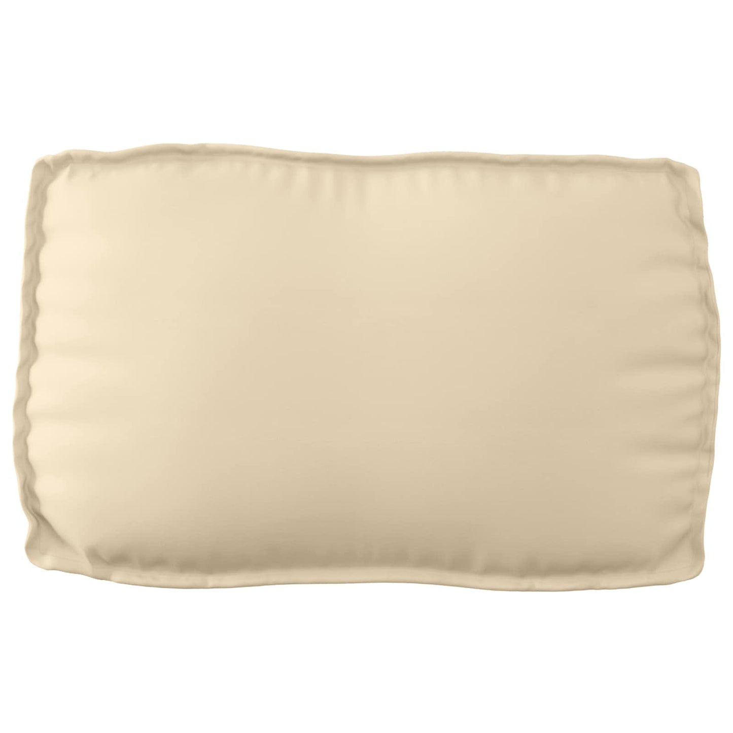 vidaXL Ensemble de coussins de palette 2 pcs Tissu Oxford beige