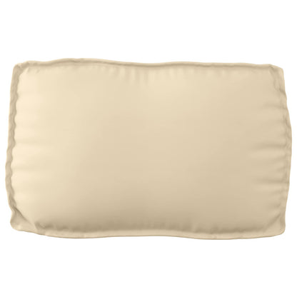 vidaXL Ensemble de coussins de palette 2 pcs Tissu Oxford beige