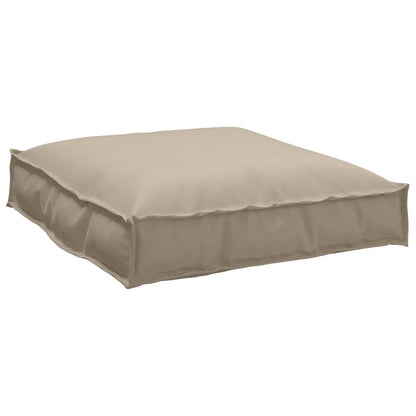 vidaXL Coussin de palette 2 pcs Taupe 70 x 70 x 12 cm Tissu Oxford