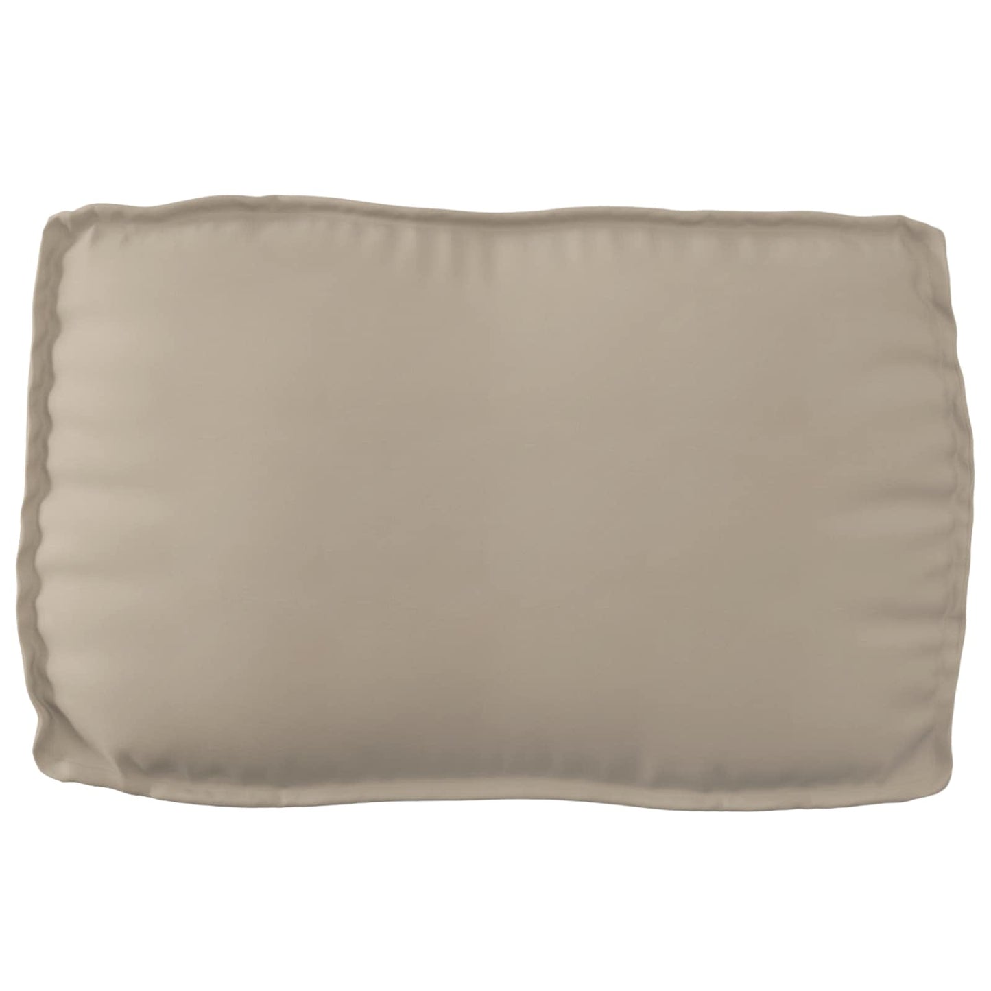vidaXL Coussin de palette 2 pcs Taupe 70 x 70 x 12 cm Tissu Oxford