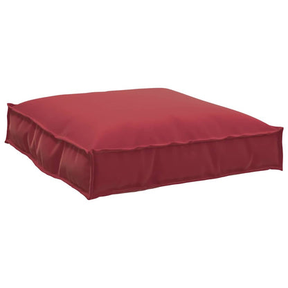 vidaXL Pallet Kissen Set 2 pcs Weinrot 70 x 70 x 12 cm Polyester