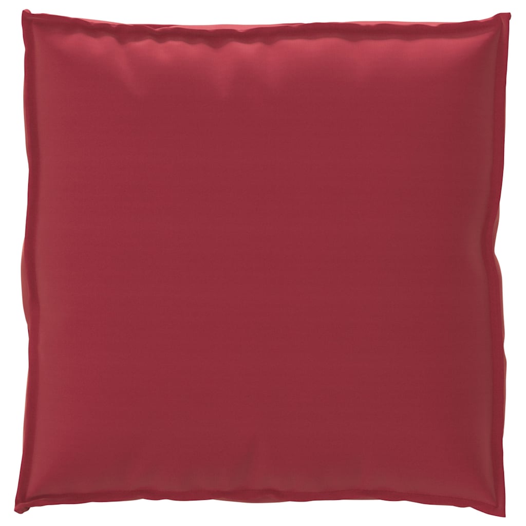 vidaXL Pallet Kissen Set 2 pcs Weinrot 70 x 70 x 12 cm Polyester