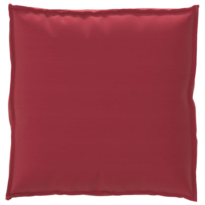 vidaXL Pallet Kissen Set 2 pcs Weinrot 70 x 70 x 12 cm Polyester