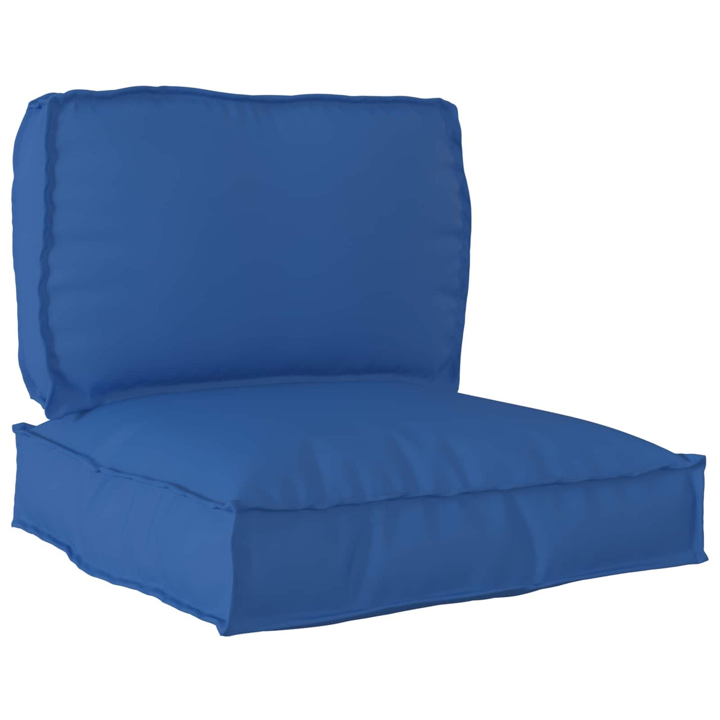 vidaXL Lot de 2 coussins de palette bleu roi tissu Oxford