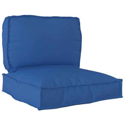 vidaXL Lot de 2 coussins de palette bleu roi tissu Oxford