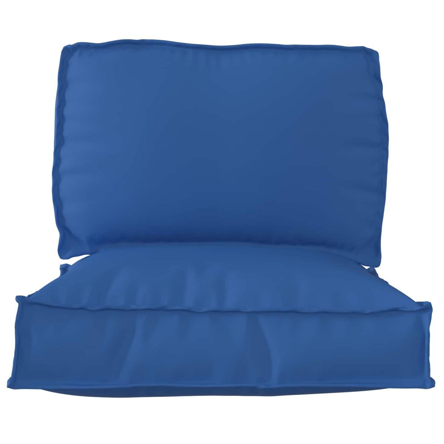 vidaXL Lot de 2 coussins de palette bleu roi tissu Oxford