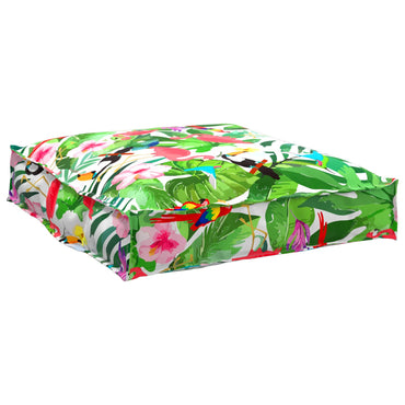 vidaXL Lot de 2 coussins de palette Jungle tropicale 70 x 70 x 12 cm