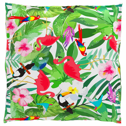 vidaXL Lot de 2 coussins de palette Jungle tropicale 70 x 70 x 12 cm