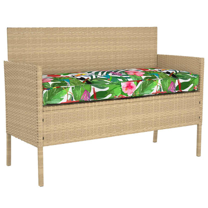 vidaXL Ensemble de coussins pour palettes 2 pcs Jungle tropicale 80 x 80 x 12 cm