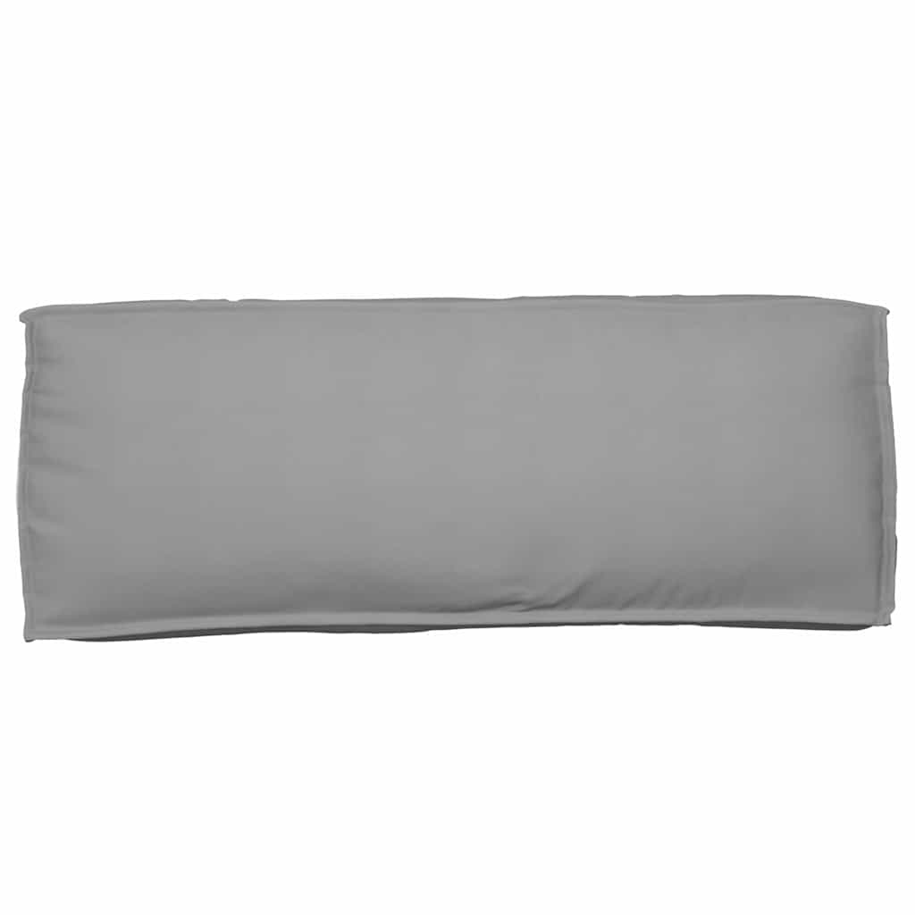 vidaXL Ensemble de coussins pour palettes 2 pcs Tissu Oxford Gris