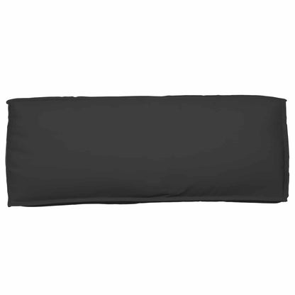 vidaXL Ensemble de coussins de palette 2 pcs Tissu Oxford Noir