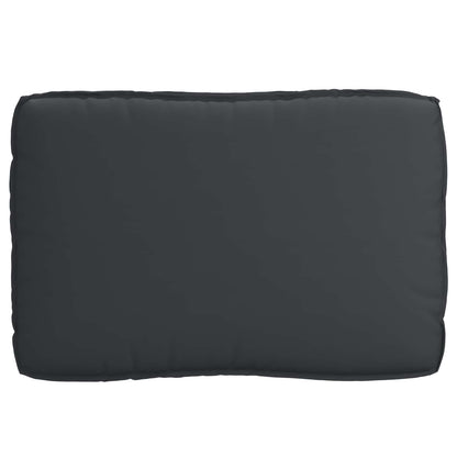 vidaXL Ensemble de coussins de palette 2 pcs Tissu Oxford Noir