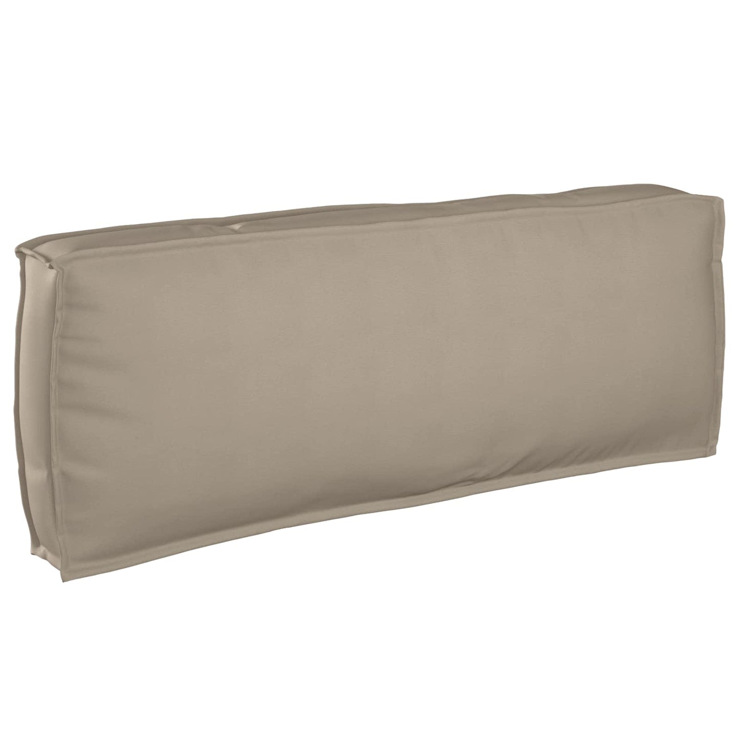 vidaXL Palettenkissenset 2 pcs Taupe Oxford-Stoff