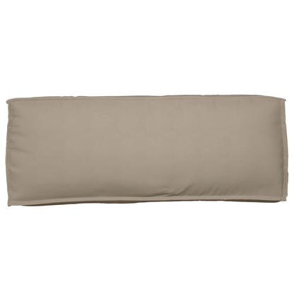 vidaXL Palettenkissenset 2 pcs Taupe Oxford-Stoff