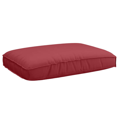 vidaXL Palettenkissenset 2 pcs Weinrot Oxford-Stoff