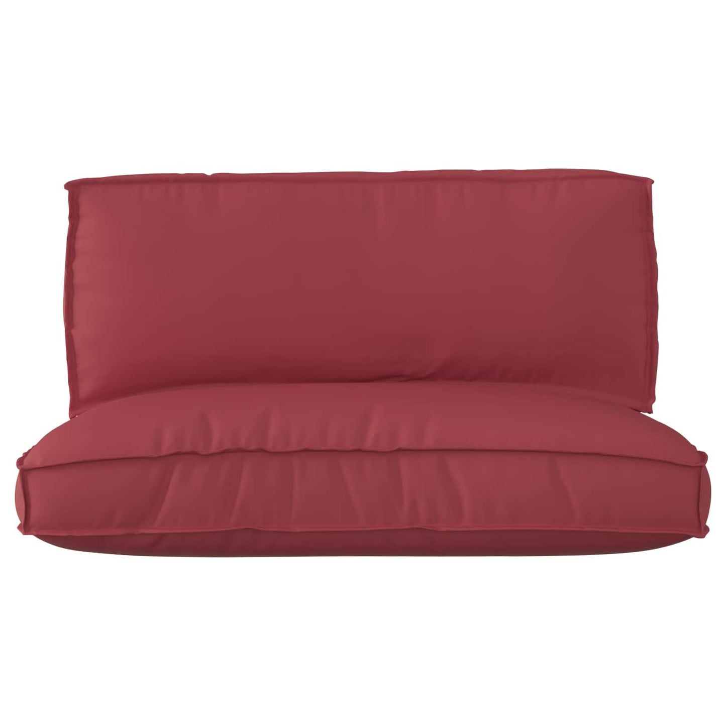 vidaXL Palettenkissenset 2 pcs Weinrot Oxford-Stoff