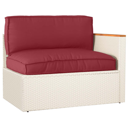 vidaXL Palettenkissenset 2 pcs Weinrot Oxford-Stoff