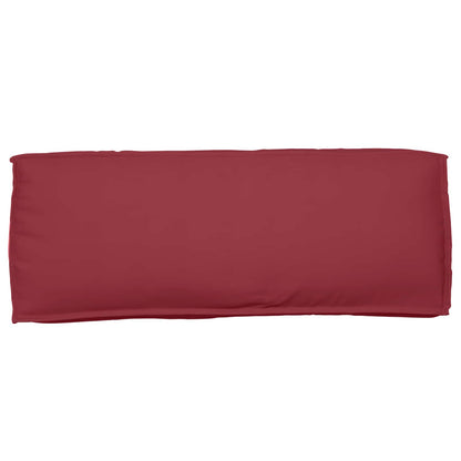 vidaXL Palettenkissenset 2 pcs Weinrot Oxford-Stoff