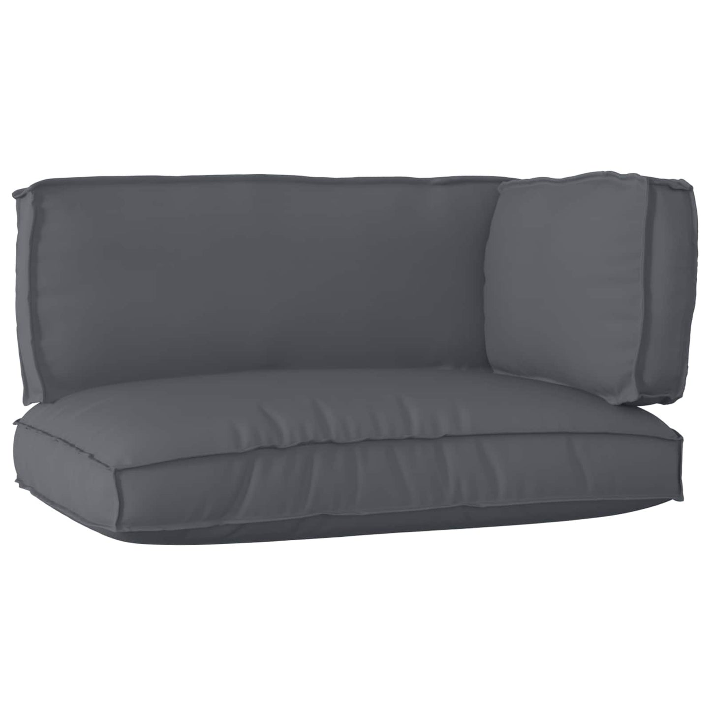 vidaXL Palettenkissenset 3 pcs Anthrazit Oxford-Stoff