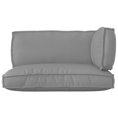 vidaXL Palettenkissenset 3 pcs Grau Oxford-Stoff