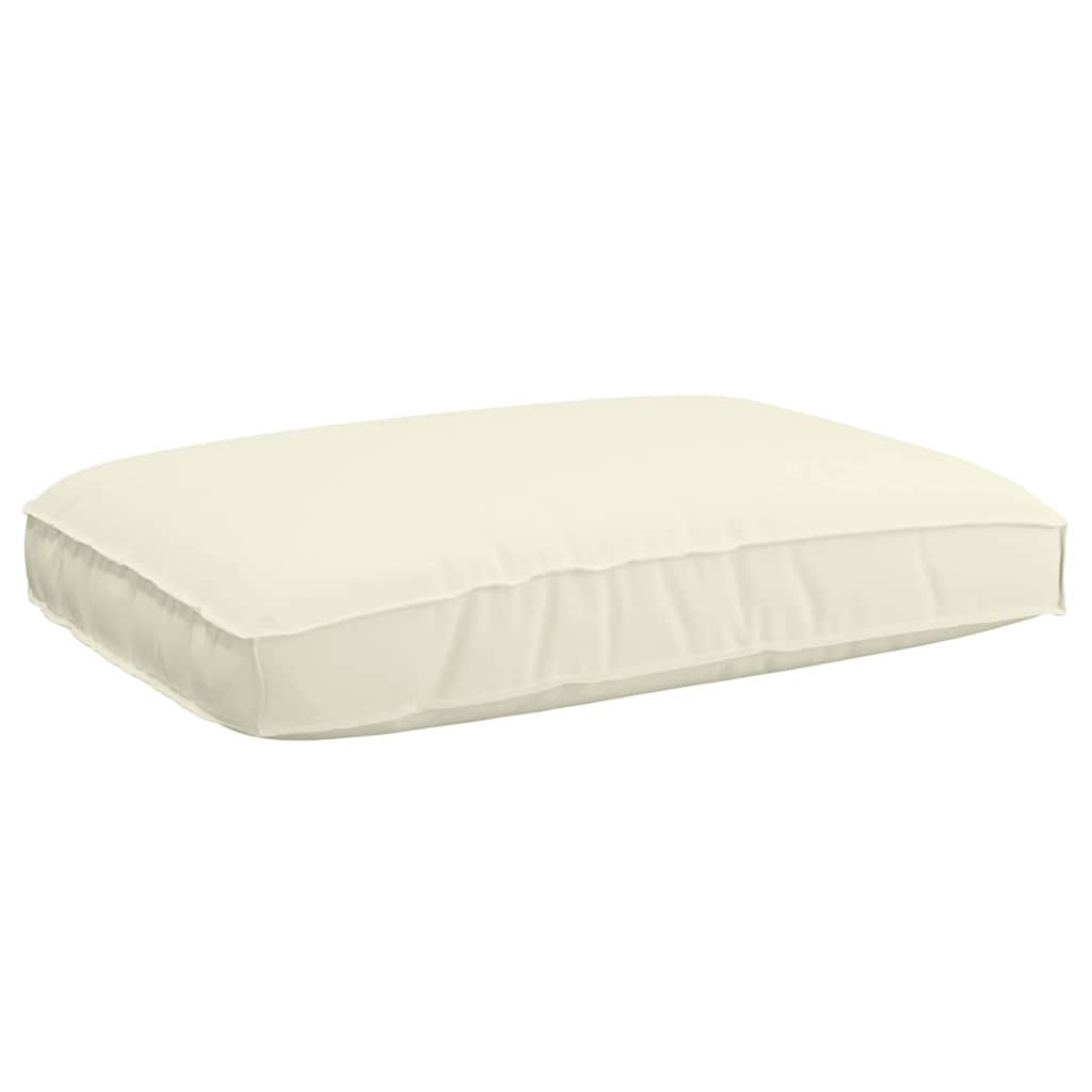 vidaXL Pallet Kissen Set 3 pcs Creme 120 x 80 x 12 cm Oxford-Stoff